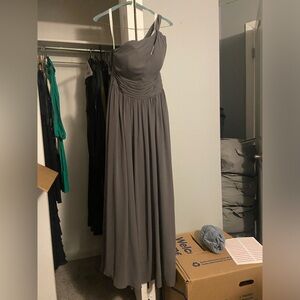 Bridesmaid dress grey